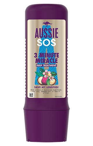 An image of Aussie Sos Save My Lengths 3 Minute Miracle bottle