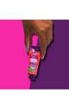 An image of Aussie InHand SOS Frizz holded in hand on the pinky-purple background